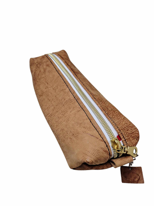 Trousse rectangulaire - Marron vintage