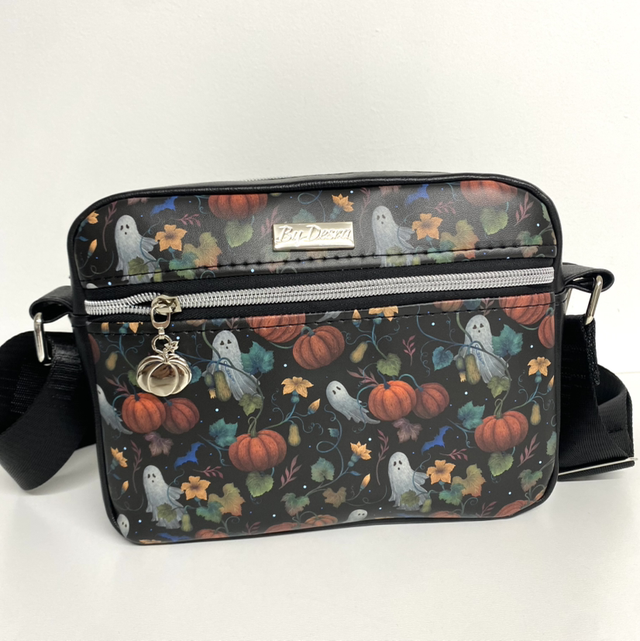 Ghosts and Pumpkins Crossbody Bag 