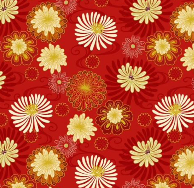 35 cm Patchworkstoff „Year of the dragon“