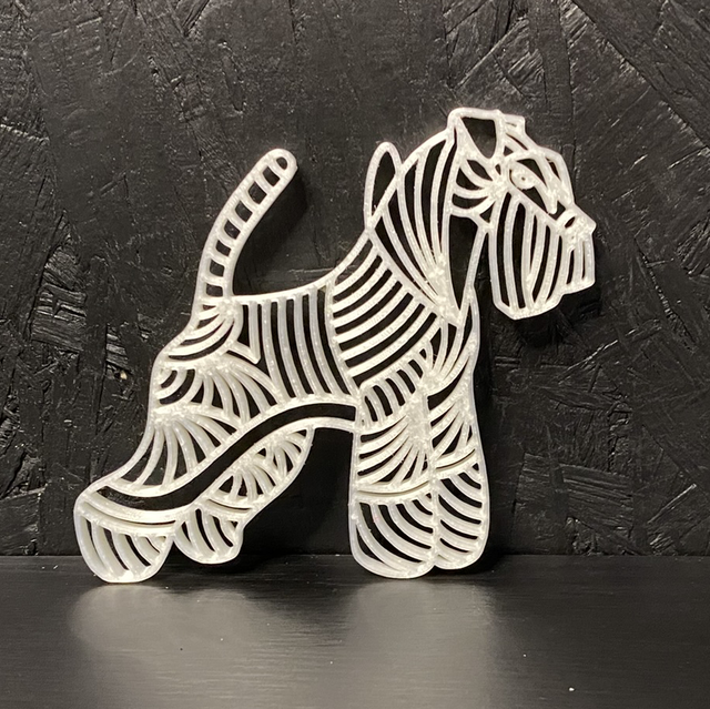 3D - Schnauzer White