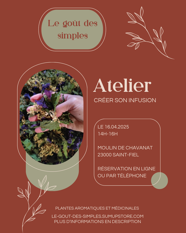 Atelier créer son infusion