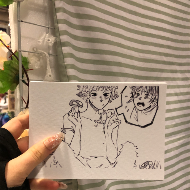 Capri et Elfi print A6