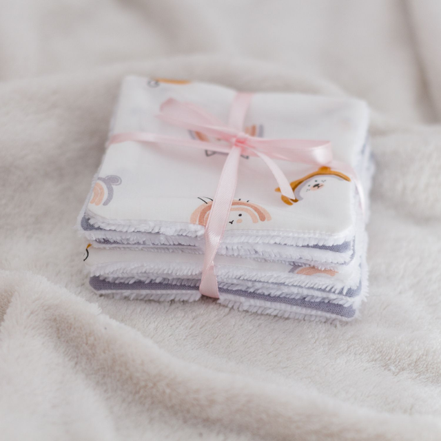 Lot de 6 cotons - Collection Arc-animaux