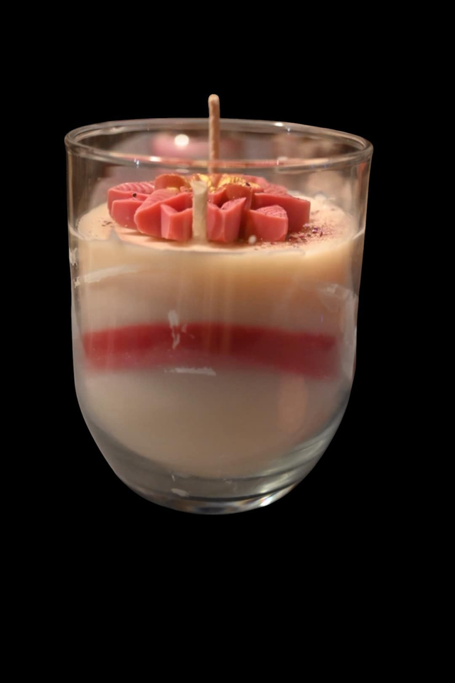 Bougie Fleur de Noël – Parfum Calisson