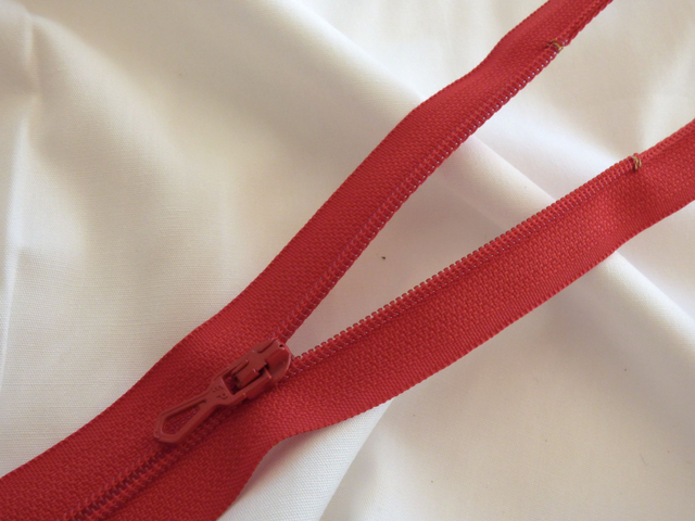 Spirale 4mm Rouge - Fermeture Eclair