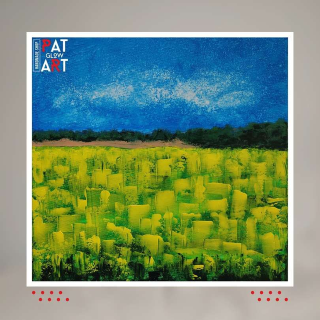 Rapeseed field in sun