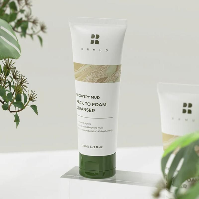 BRMUD Recovery Mud Pack To Foam Cleanser