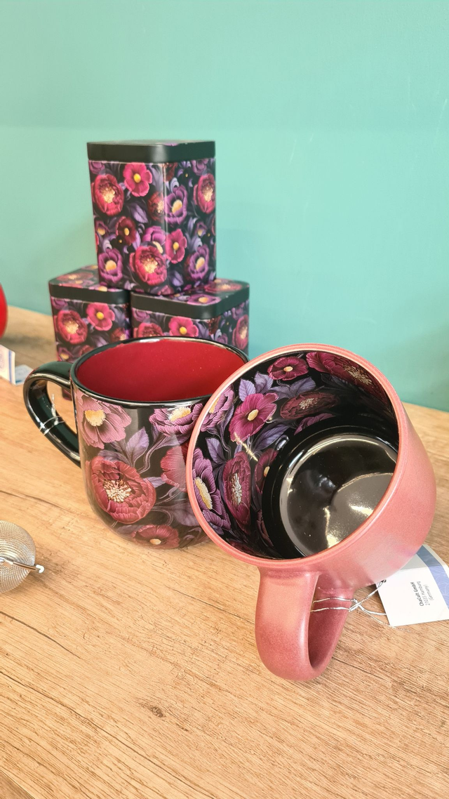 Mug "Mystic Flower" 2 assortiti, 0,4 l H 9,4 cm, Ø 9,4 cm