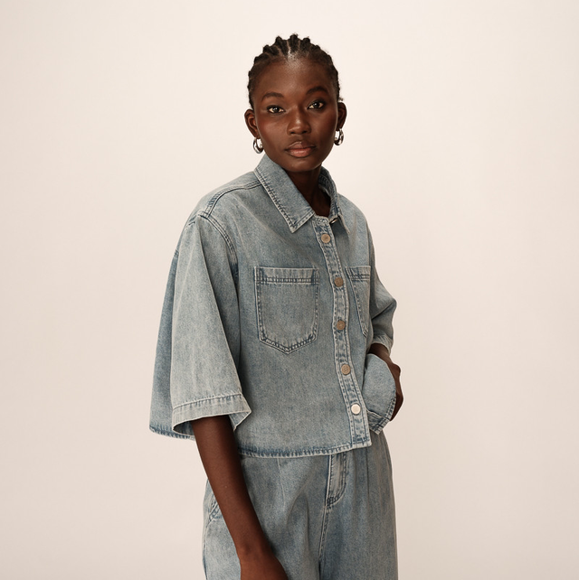 Shirt Blouse Skye Blue