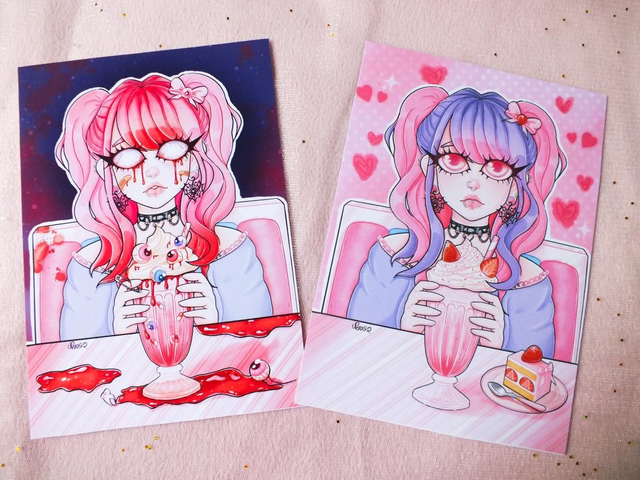 Print Creepy Milkshake recto verso