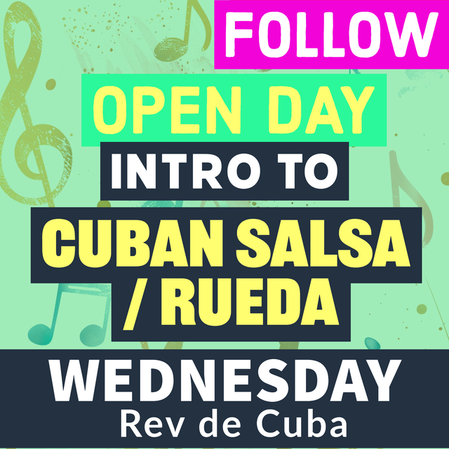 Salsa Wed Cuban Salsa/Rueda Intro OPEN DAY - Follow