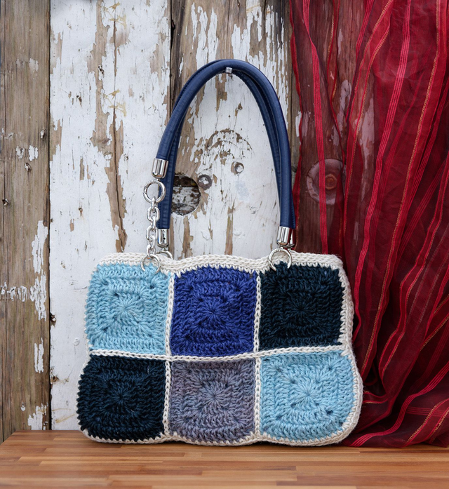 Sac à main, au crochet fil de jute naturelle, réalisation artisanale créateur (handmade)