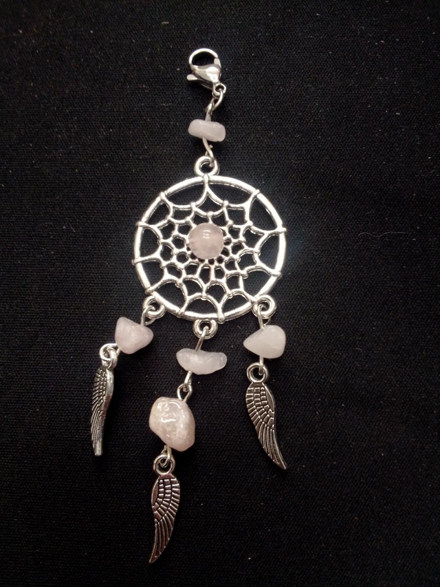 quartz rose (porte clé) 