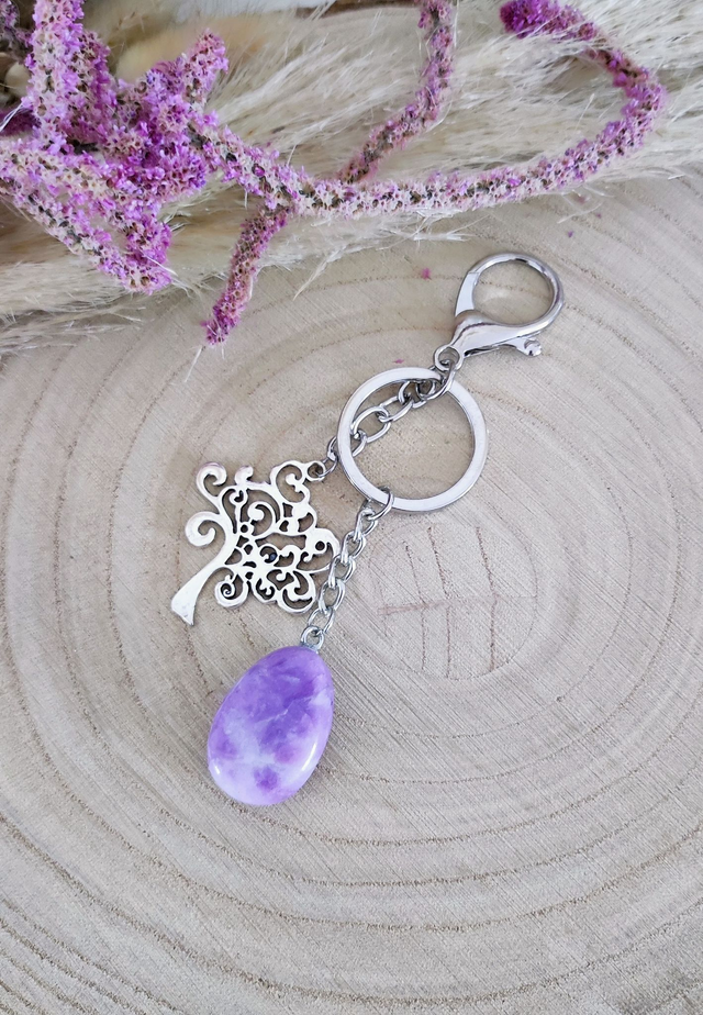 Porte Clés Lépidolite n°2