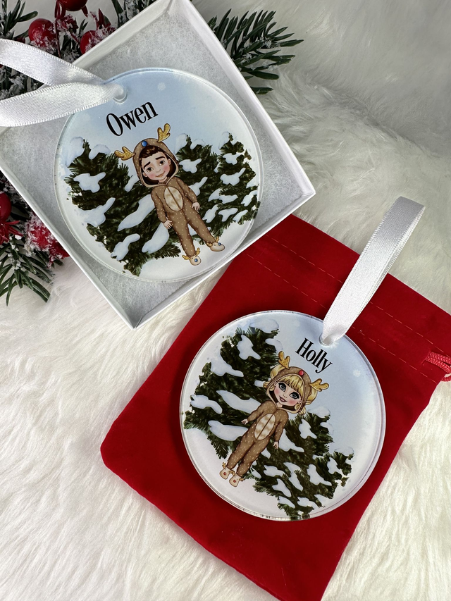 Children's Reindeer Decoration that looks like them