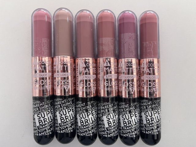 Gloss coloré duo matte