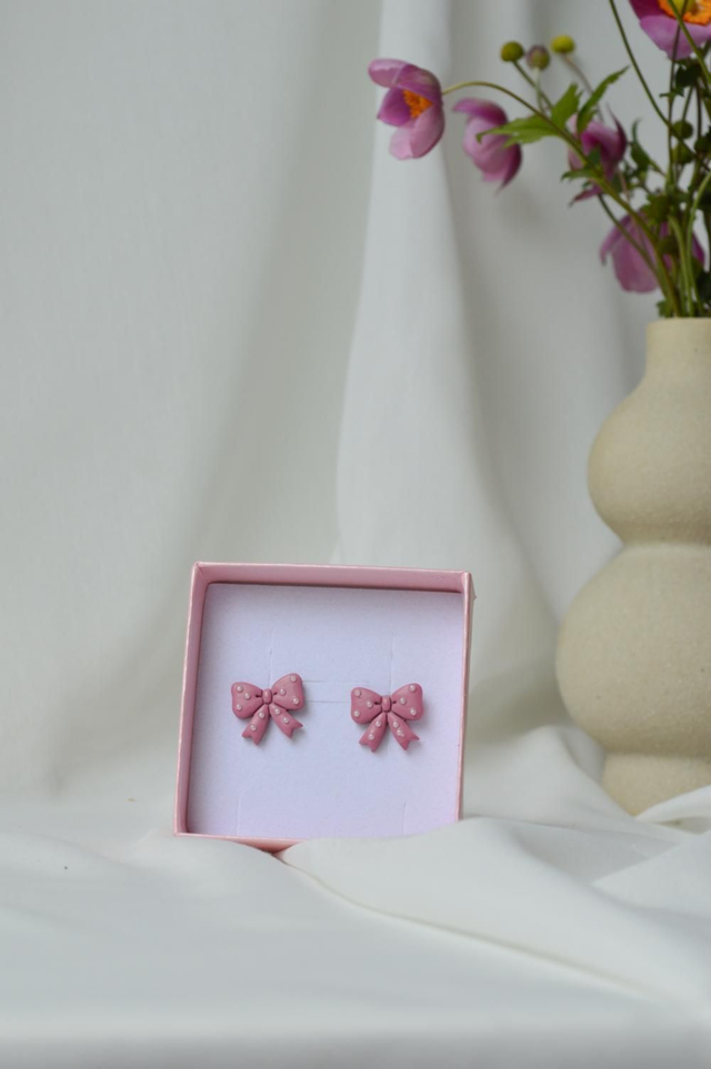 Bow kolekcija - Nude lila pentlje