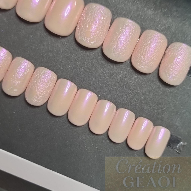 Nude glass bubble little carré S créer sur commande délai de 7jours ouvrable