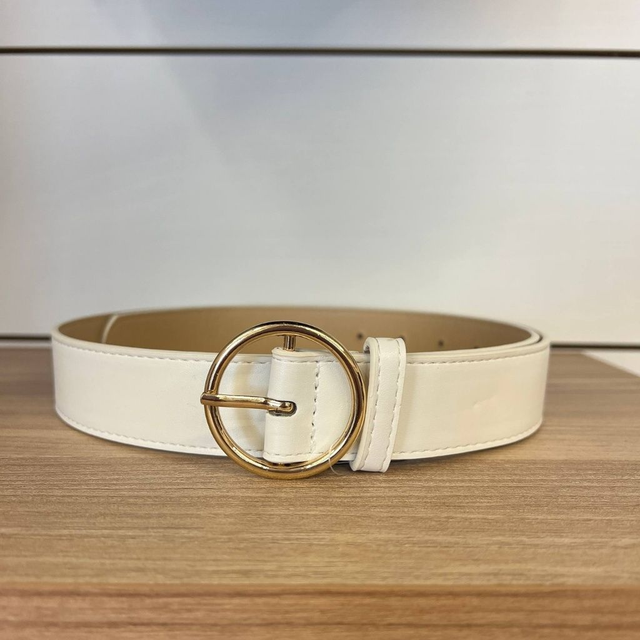 CINTURA CON FIBBIA OVALE