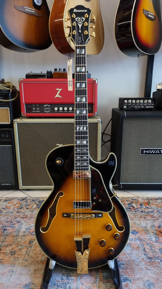 Ibanez George Benson GB10SE Brown Sunburst + Upgrade (Usato)