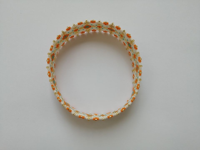 Bracelet Bangle en perles