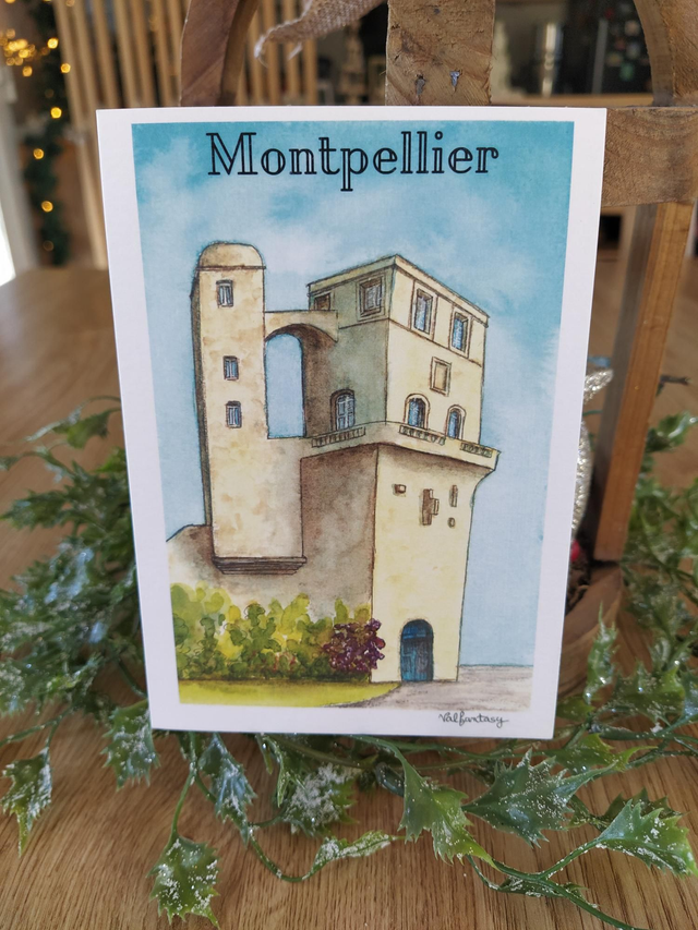 Carte "Montpellier, Tour de la Babote", 10 x 15 cm