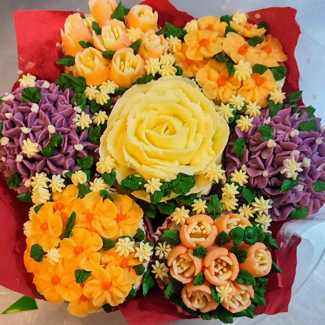 Cupcake bouquet (7 cakes)