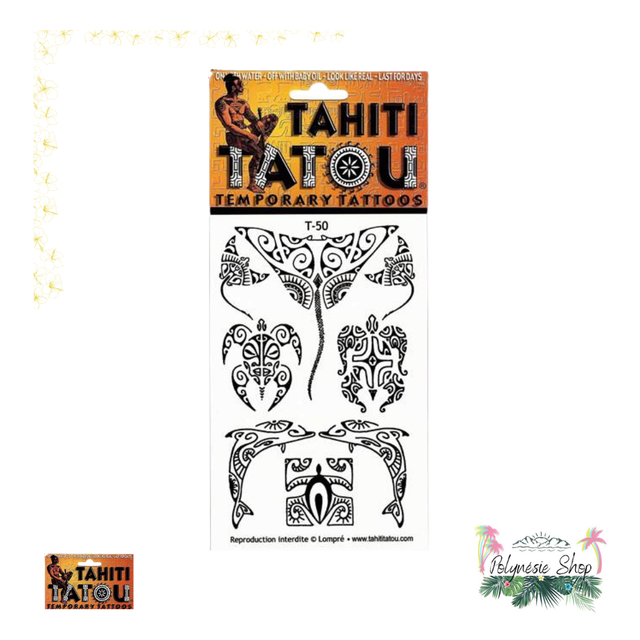 Tattoo animaux T50 motifs marquisiens