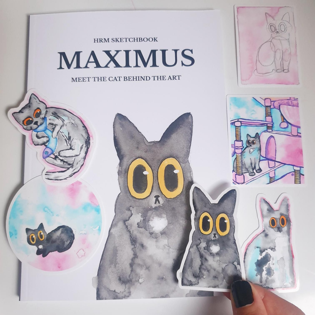 Maximus Art Book &amp; Sticker Pack Bundle