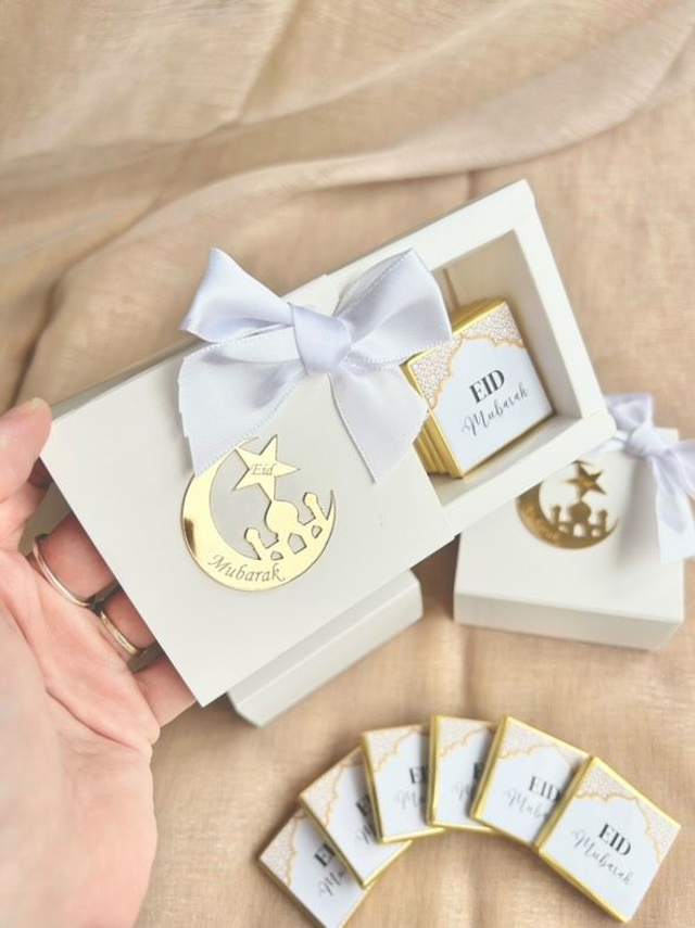 Petite boîte chocolats Eid Mubarak