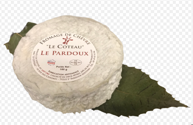 Palet cendré sur feuille de châtaignier