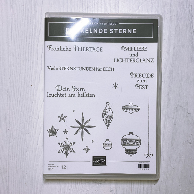 Funkelnde Sterne (PP mit Handstanze)