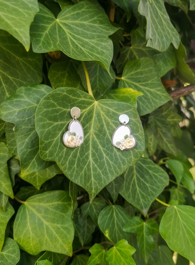 Collection Florale Aube Eternelle - Boucles d&#039;oreilles Béatrice