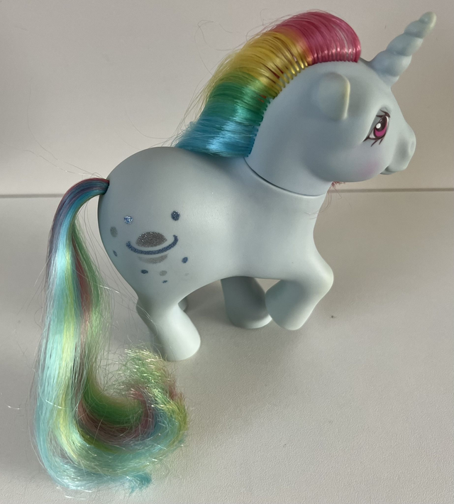 My Little Pony : Moonstone (glittery symbols) * unicorn * G1 * 1983 * Hong Kong