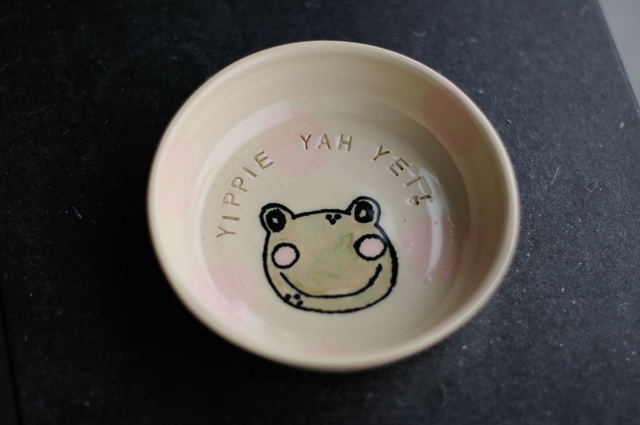 Schälchen, Frosch YIPPIE YAH YEI