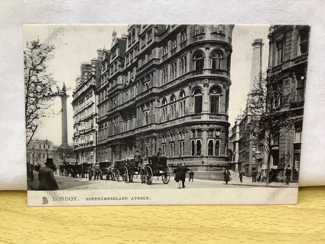 London Northumberland Avenue Vintage Postcard Raphael Tuck Town &amp; City Series Our Ref A155 £2.50