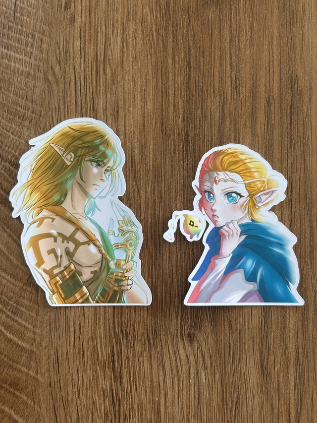 Stickers Link et Zelda
