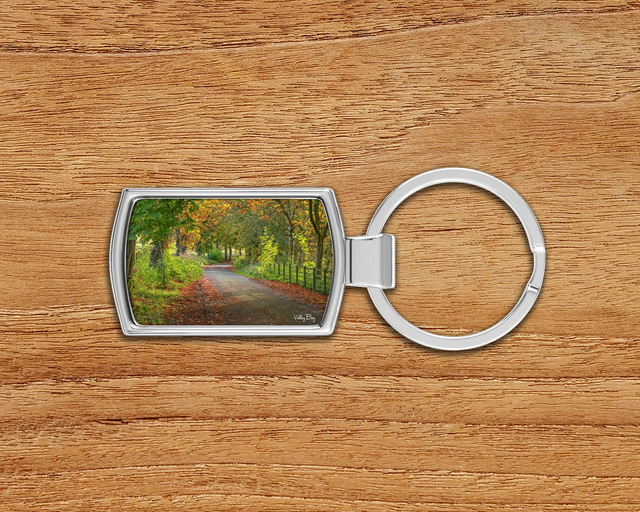 "Autumn in the Ewden Valley" Keyring  