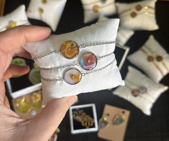 Bracelet Graine de moutarde - argenté