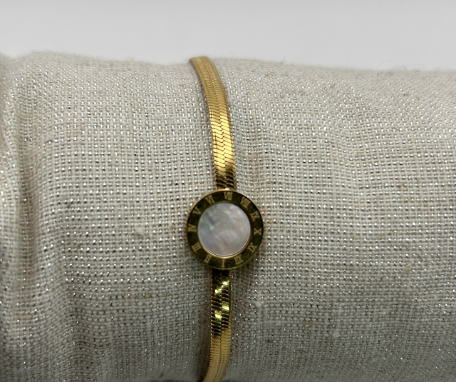 Bracelet nacre blanche 