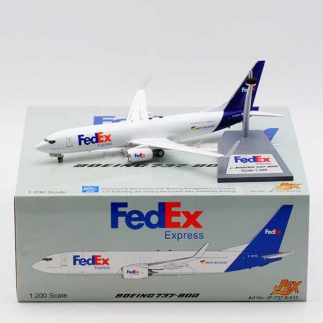 Fedex  West Atlantik B737-800 (G-NPTD), 1:200, JFox