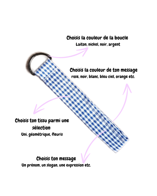 Personnalise ton porte-clé