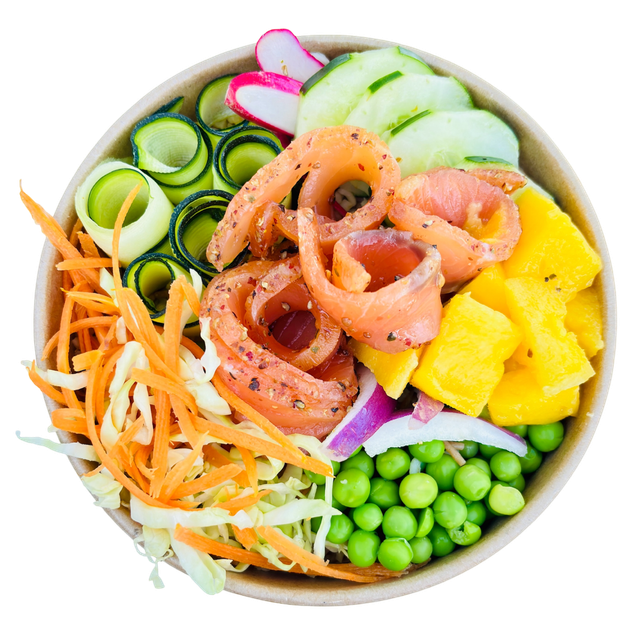 Poke bowl saumon 