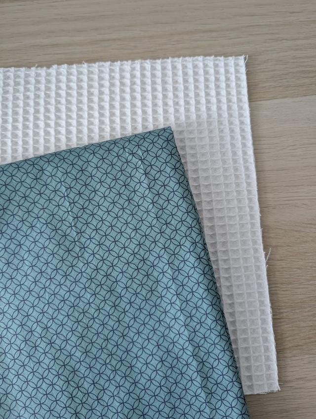 Essuies tout lavables bleu 