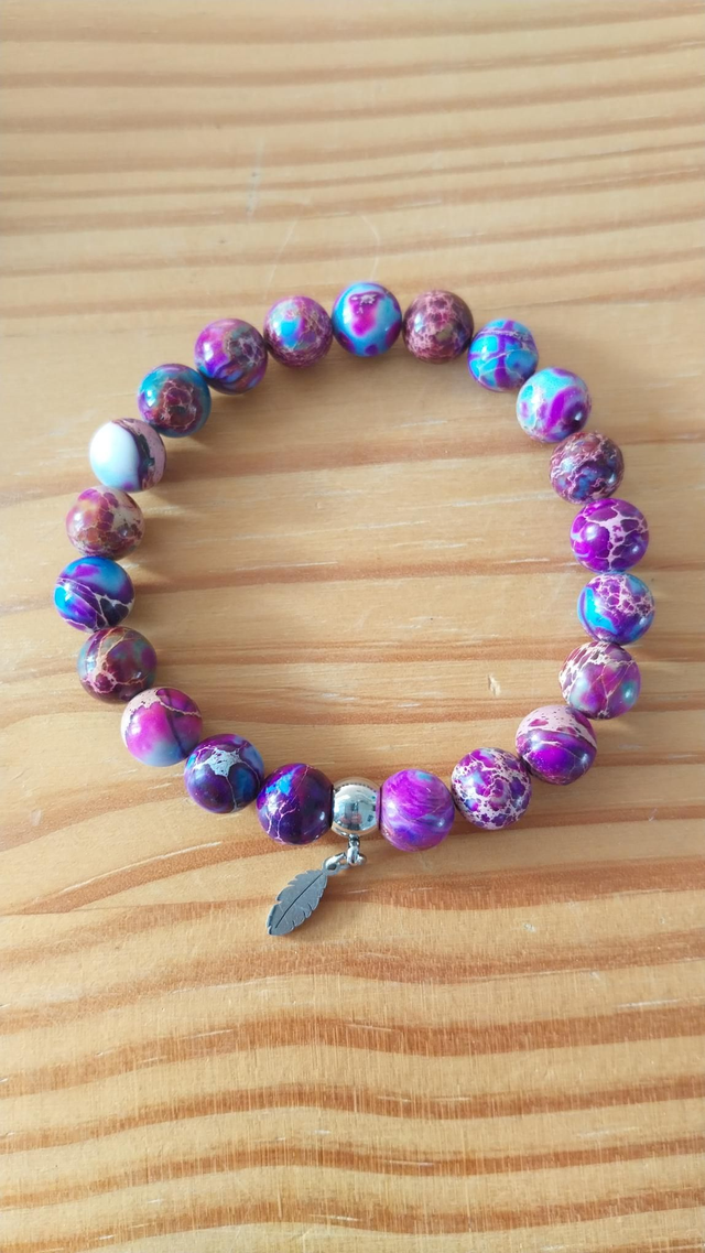 Bracelet Jaspe de sédiments de mer 