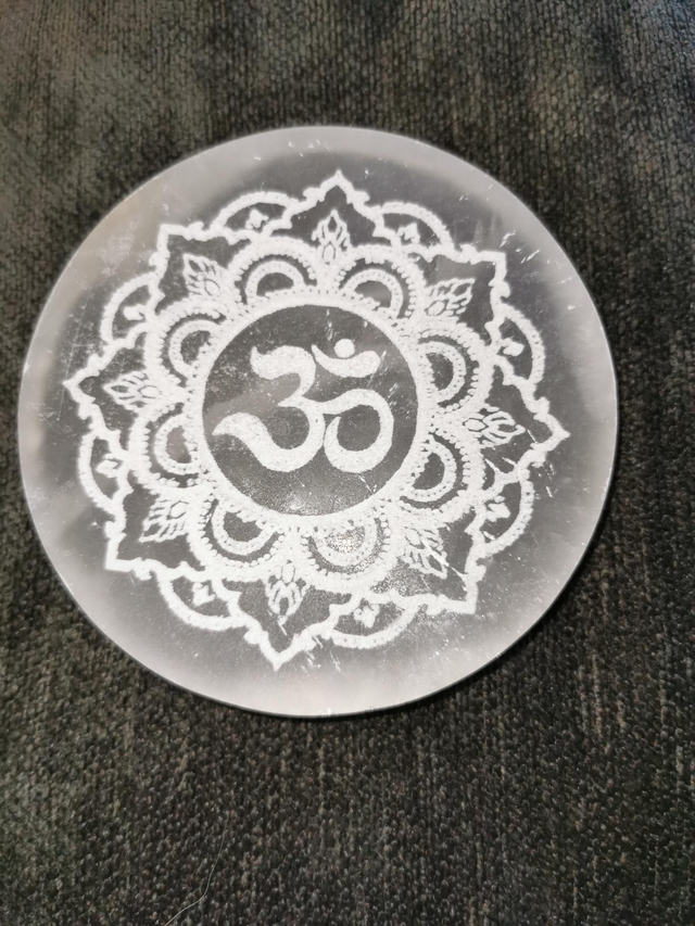 Plaque rechargement sélénite 