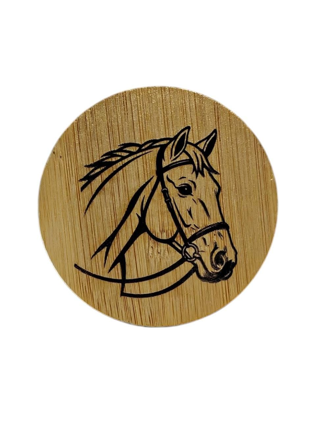 Miroir "Cheval au travail"