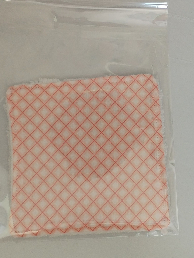 Lingette losange rose