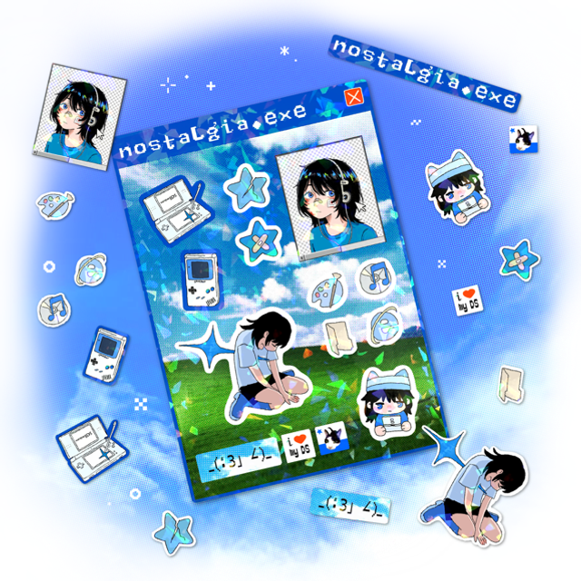 sticker sheet - nostalgia.exe 🌐