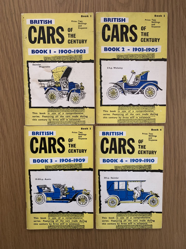 British Cars of the Century books 1-4